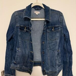 Merona Light Blue Denim Jacket with Contrast Stitching